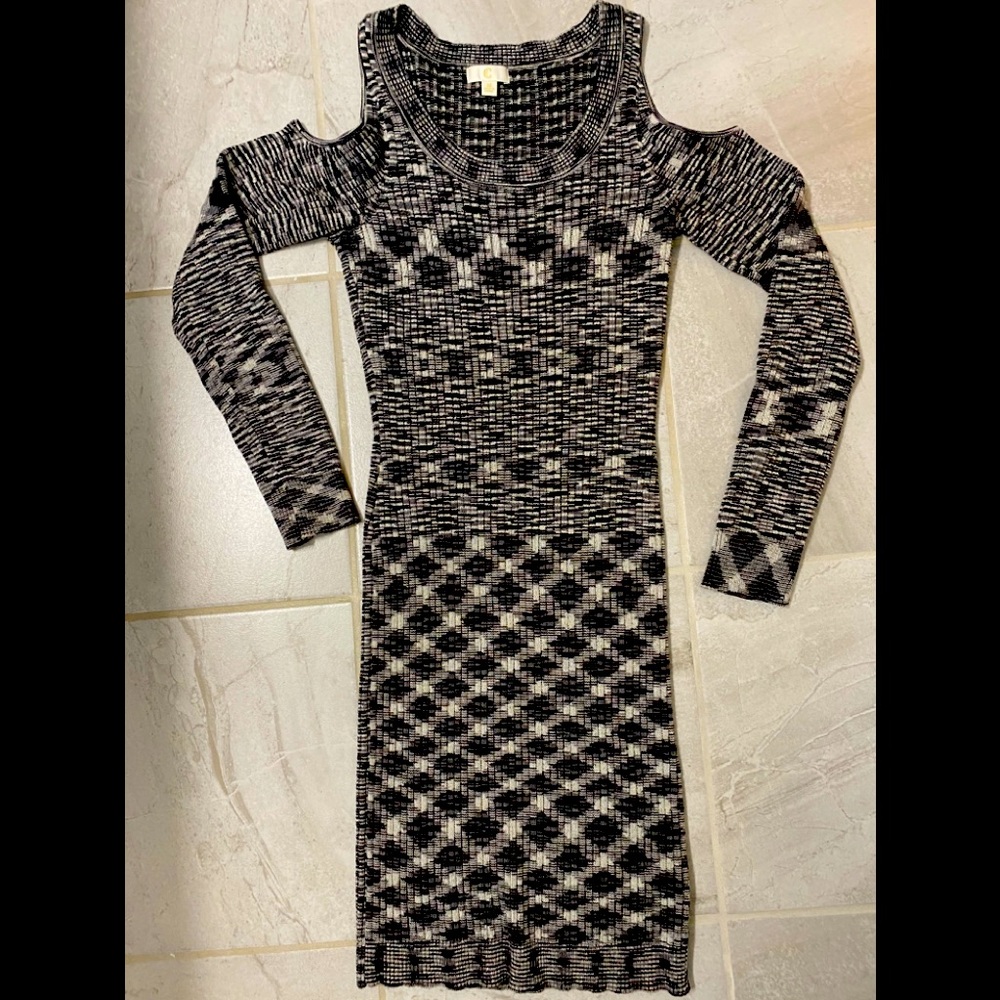 Cold Shoulder Knit Dress